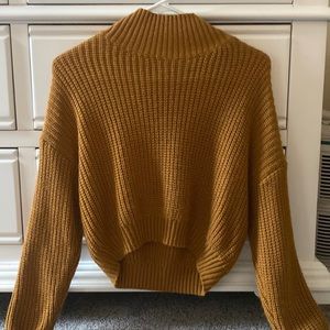fall color knit sweater, women’s xs